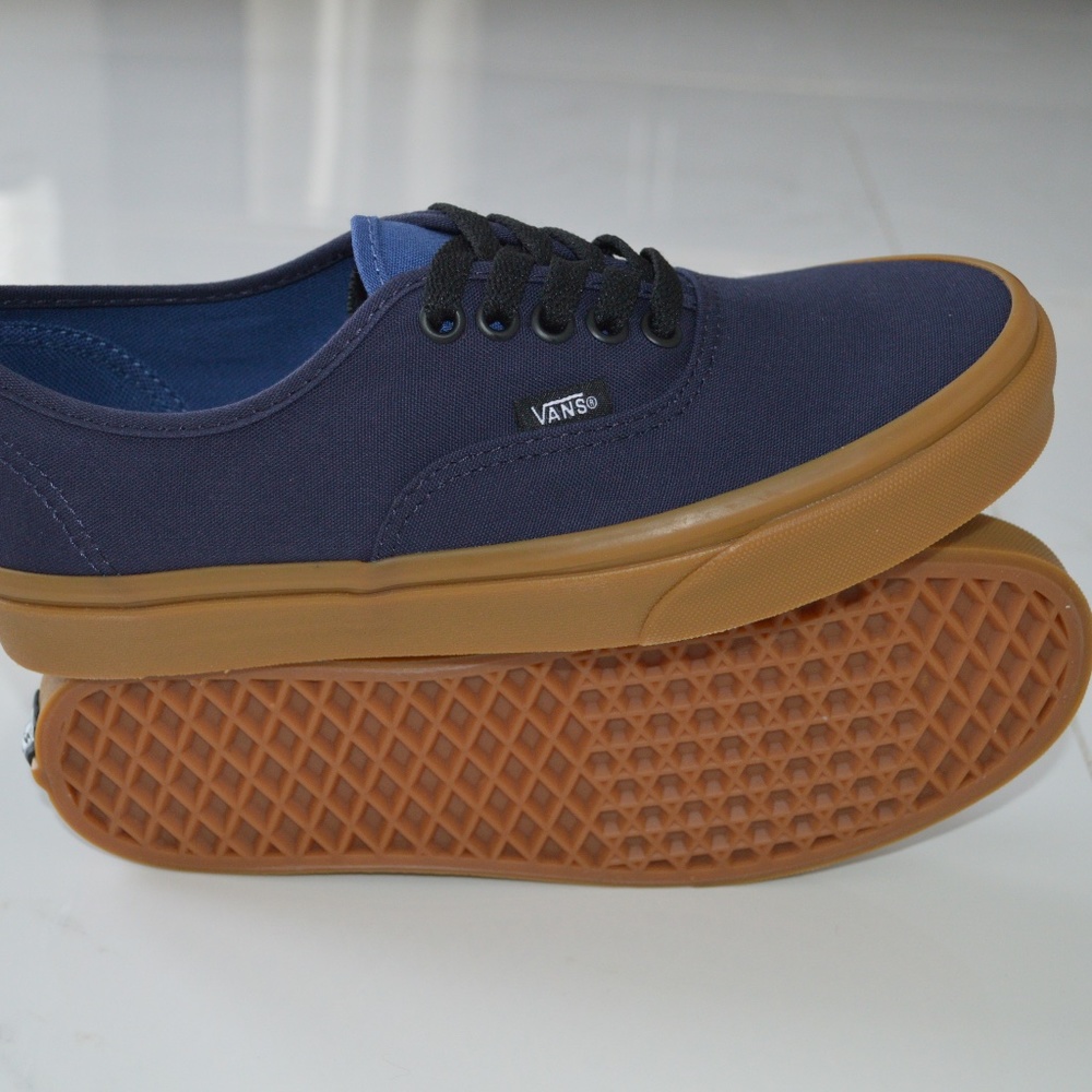 Vans authentic gum night sky sneaker shoes 8.5 wmn